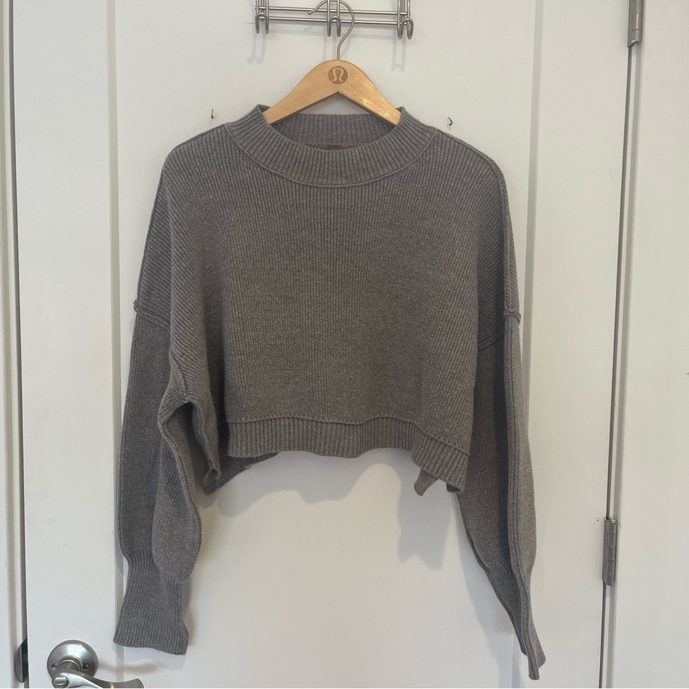 Free People Easy Street Crop Pullover